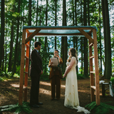19 Piece White Cedar Wedding Arch - Northern Boughs