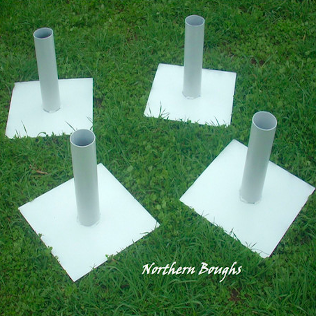 Chuppah poles top